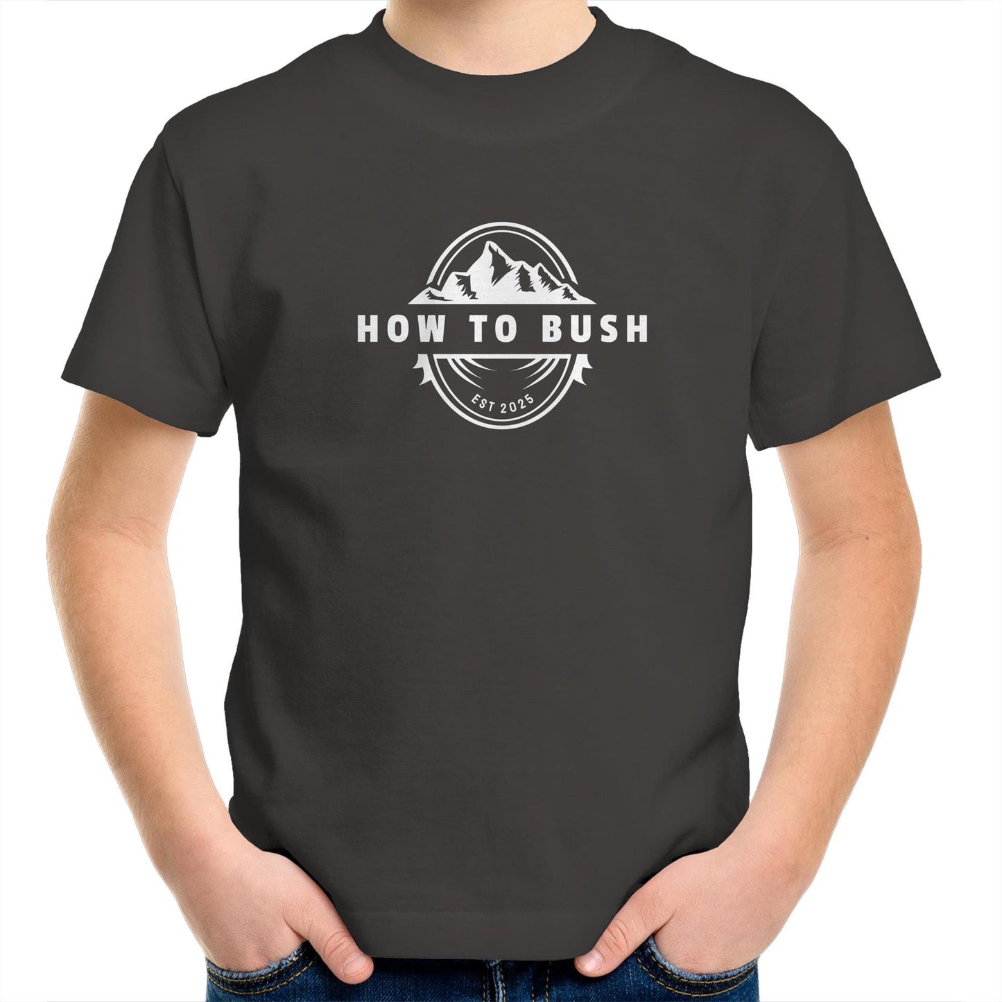 Kids Tee White or Black Logo