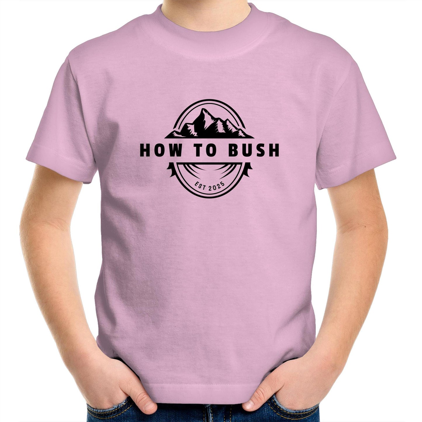 Kids Tee White or Black Logo