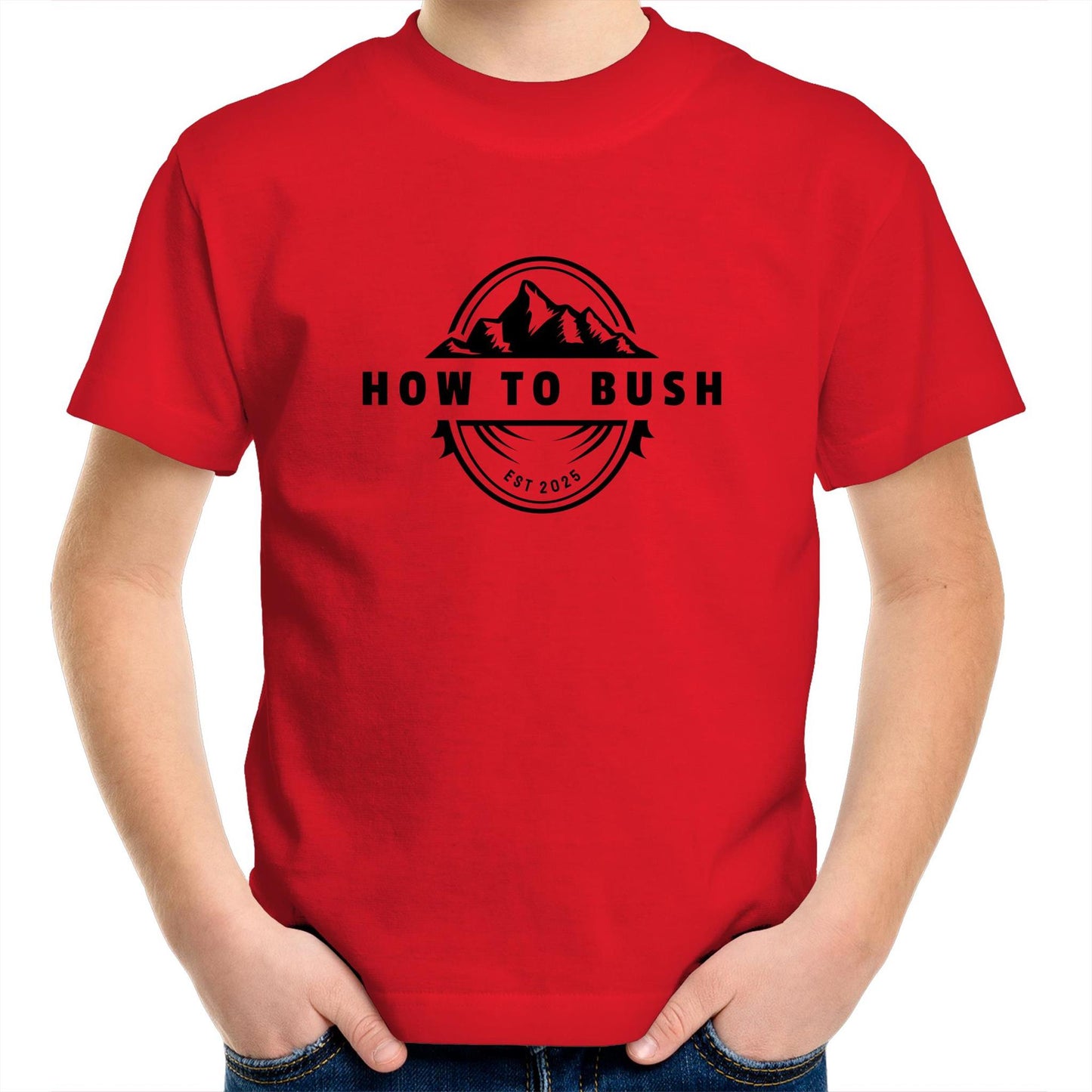 Kids Tee White or Black Logo