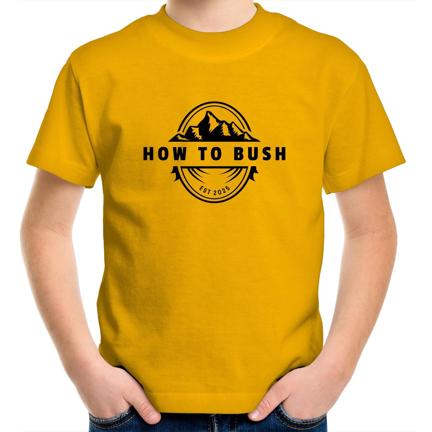 Kids Tee White or Black Logo