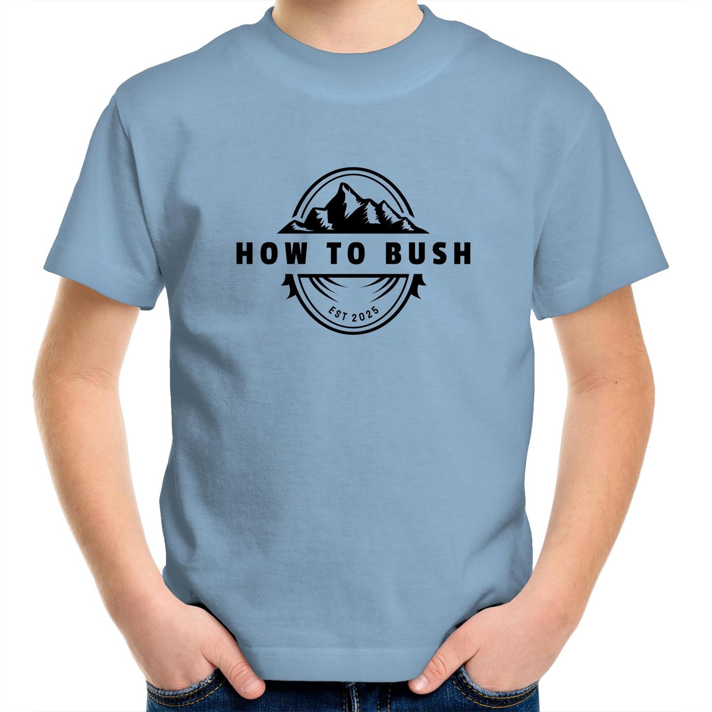 Kids Tee White or Black Logo