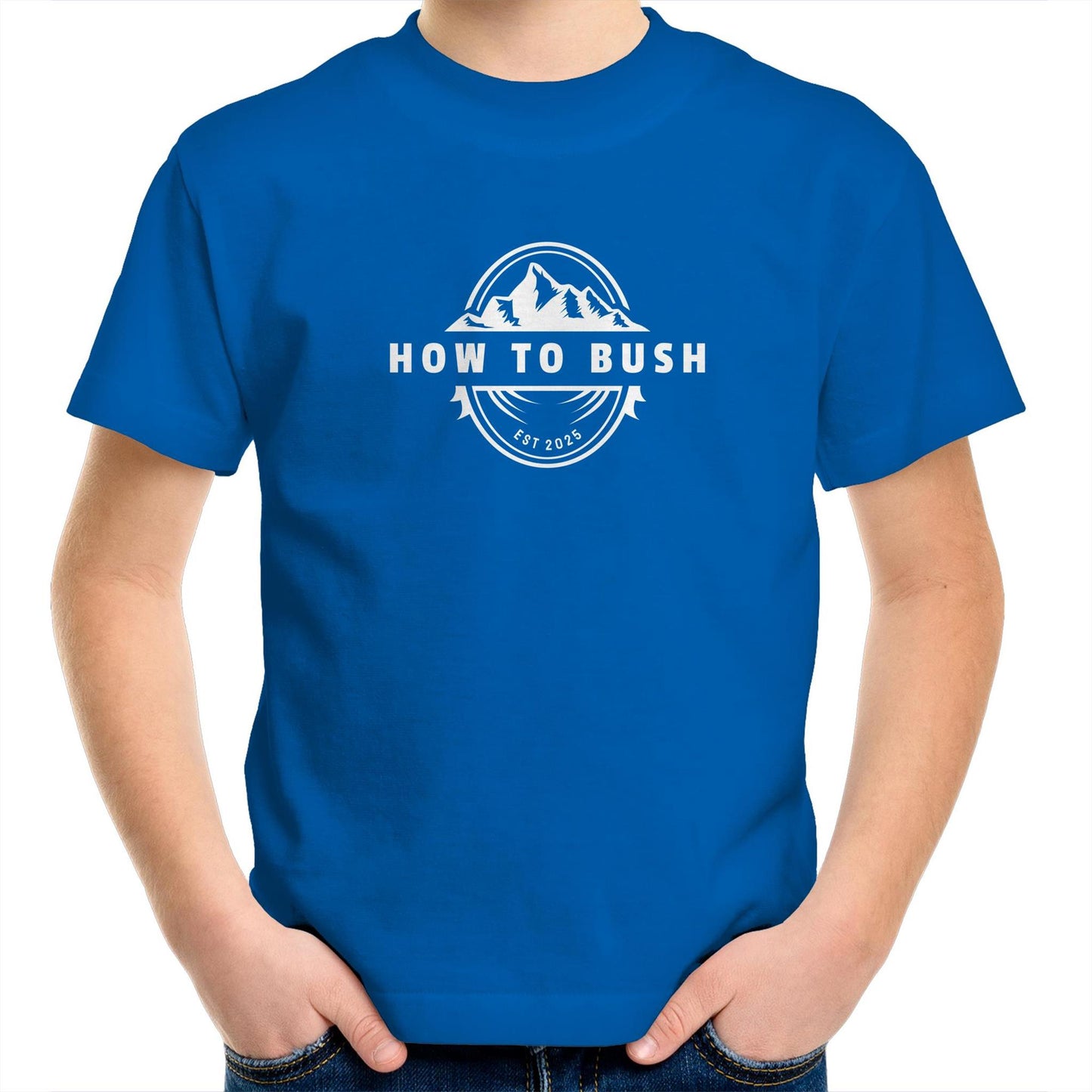 Kids Tee White or Black Logo