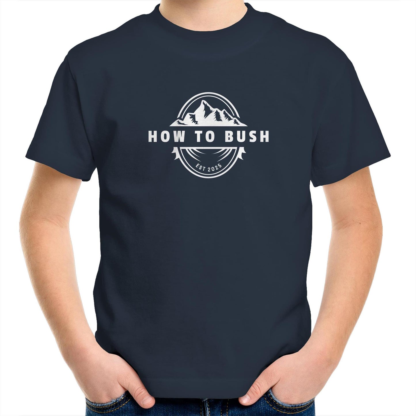 Kids Tee White or Black Logo