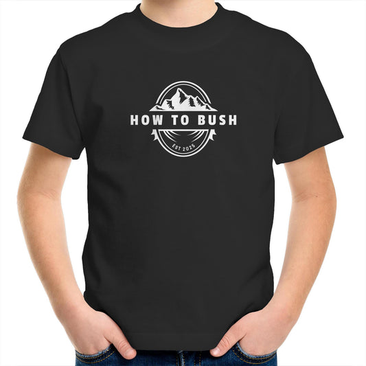 Kids Tee White or Black Logo